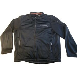 HARLEY-DAVIDSON Precision Softshell Jacket  Mens XL Black Fleece 98514-12VM